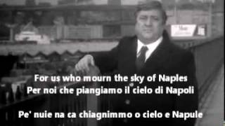 Mario Merola  Lacreme Napulitane English lyrics1925 [upl. by Sadira]