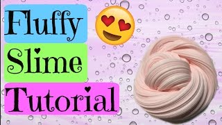 Fluffy Slime Tutorial [upl. by Katerina]