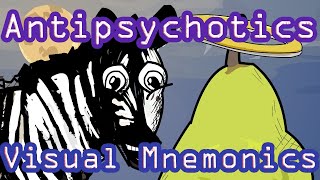 Antipsychotics  Learn with Visual Mnemonics [upl. by Yanat708]