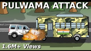 The Pulwama Attack Animation [upl. by Budge]