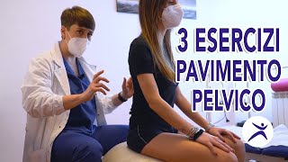 Pavimento Pelvico  3 ESERCIZI da fare a casa  Physiolab Roma [upl. by Ahsekat275]