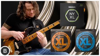 DADDARIO BASS STRINGS COMPARISON [upl. by Sucitivel]