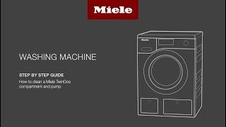 How to clean Miele washing machine TwinDos system with TwinDosCare [upl. by Fan]