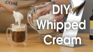 DIY whipped cream in 60 seconds [upl. by Nork]