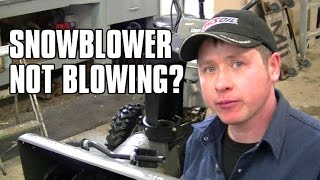 HOWTO Quickly Diagnose A Snowblower That Wont Blow Snow [upl. by Eseer390]