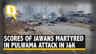 Pulwama Attack At Least 40 CRPF Jawans Martyred Modi Govt Assures ‘Strong Reply’  The Quint [upl. by Danette]