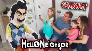 Hello Neighbor in Real Life Broke into a Strangers House amp Get Caught Part 1 [upl. by Ahsiek]