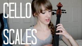 C G and D Major Scales On the Cello  How To Music  Sarah Joy [upl. by Melc929]