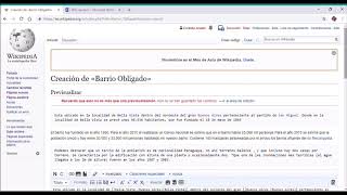 Como crear un articulo en wikipedia Tutorial [upl. by Clemen]