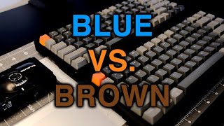 Gateron Brown VS Gateron Blue Sound Comparison Keychron K2 [upl. by Nils]