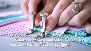 Tutorial Videoanleitung zu BERNINA Overlockfuss Nr 2 [upl. by Alenson]