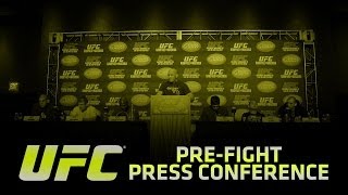 UFC168 Weidman vs Silva 2 PreFight Press Conference [upl. by Amliw]