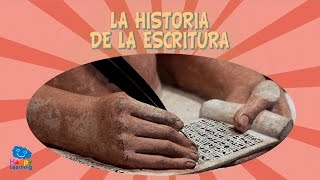 La Historia de la Escritura  Videos Educativos para Niños [upl. by Kcoj]