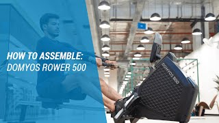 How to Assemble DOMYOS Rower 500 [upl. by Atinek]