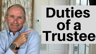 Five Duties Of A Trust’s Trustee [upl. by Cyril36]