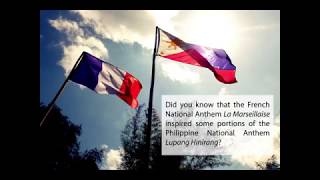 French and Philippine national anthems [upl. by Margarethe]