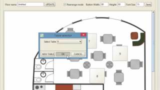 Floreant POS Floorplan and Table Setup [upl. by Rumpf398]