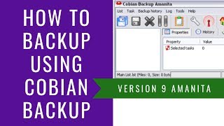 How to backup using Cobian Backup  Review [upl. by Kubiak]