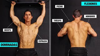 Entrenamiento en Casa DOMINADAS y FLEXIONES Todos los Niveles [upl. by Viviyan]