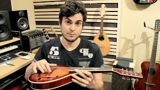 Mandolin Tuning  How to setup the bridge amp intonation [upl. by Aihsatal]