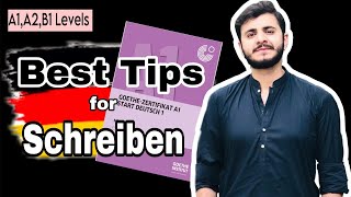 Tips to improve you writing skills in German language  Tips for Schreiben  A1A2B1 Screiben [upl. by Harlene402]