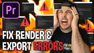 How To Fix Adobe Premiere Render and Export Errors 2023 [upl. by Moraj927]