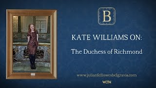 Julian Fellowess BELGRAVIA Episode 1 Kate Williams on the Duchess of Richmond [upl. by Wessling599]