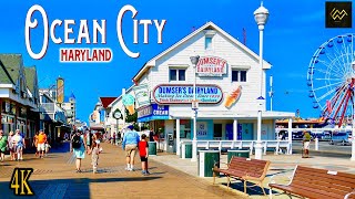 Ocean City Maryland Boardwalk 4K [upl. by Oker548]