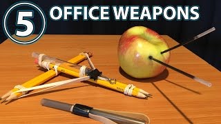 5 COOL Office Weapons INVENTIONS That Actually WORK [upl. by Aluk731]