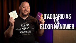 Coated Acoustic Guitar Strings DAddario XS vs Elixir Nanoweb [upl. by Mehala666]