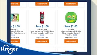 How To Digital Coupons  DIY amp How To  Kroger [upl. by Atteloj]