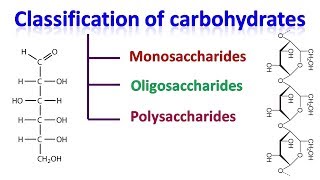 Carbohydrates  classification of carbohydrates [upl. by Natsirk962]