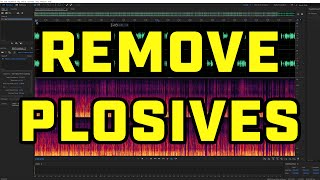 How to EASILY Remove Plosives from Audio in Adobe Audition 2020 [upl. by Nhguahs]