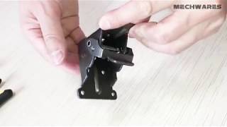 MechWares  Foldable Support BracketSelfLocking Hinge [upl. by Omixam1]