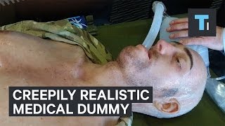 Realistic medical dummy helps medical students [upl. by Ennaecarg]