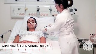 Alimentação por sonda enteral [upl. by Attenor]