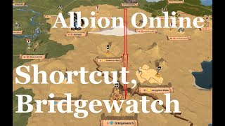 Albion Online  Caerleon to Bridgewatch fast almost safely [upl. by Parhe]