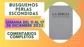 BUSQUEMOS PERLAS ESCONDIDAS DE ESTA SEMANA  Respuestas 11 al 17 de diciembre 2023 JOB 2527 [upl. by Leitnahs]