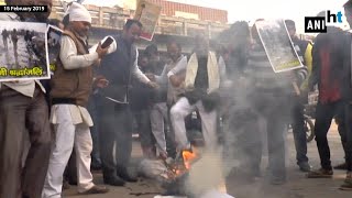 Pulwama attack triggers national outrage protests at many places [upl. by Rebna]