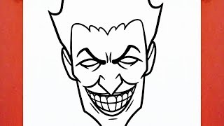 HOW TO DRAW THE JOKER [upl. by Eanel]