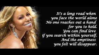 Mariah Carey  HERO  lyrics [upl. by Halladba]