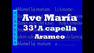 AVE MARÍA 33 min A capella Arameo Schubert Aramaic [upl. by Alleahcim736]