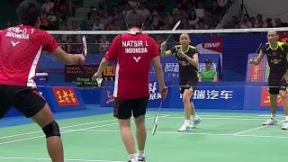 TAhmadLNatsir v Zhang NZhao YLXDSF Wang Lao Ji BWF World Champ2013 [upl. by Elyrad590]