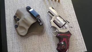 Ruger SP101 Wiley Clapp with Badger Boot Grips 5774 and Stealthgear ventcore AIWB [upl. by Nolyaw]