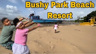 Our First Time at a Beach In Guyana Bushy Park Beach Resort [upl. by Prud]