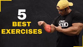 The Perfect Forearm Workout 5 Best Exercises  Yatinder Singh [upl. by Etnovaj417]