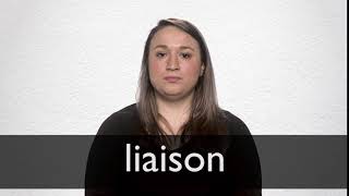 How to pronounce LIAISON in British English [upl. by Jak]