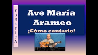 AVE MARÍA en Arameo 🤍 Cómo cantarla fonéticamente  How to sing it phonetically [upl. by Given]