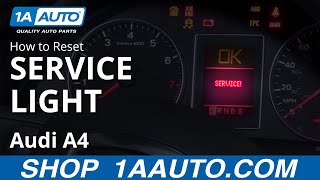 How to Reset Service Light 0409 Audi A4 [upl. by Ihcego]