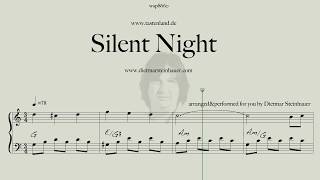 Silent Night  For Piano Beginner [upl. by Yssenhguahs]